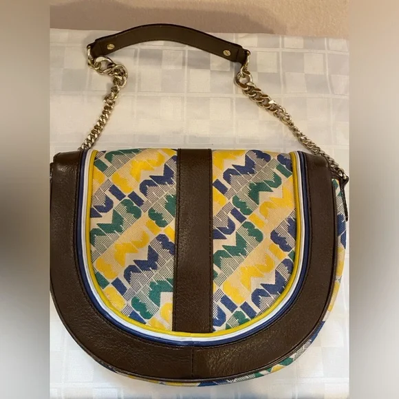 L.A.M.B Love Angel Music Baby Shoulder Signature Canvas Leather Purse, SMALL - Picture 13 of 13